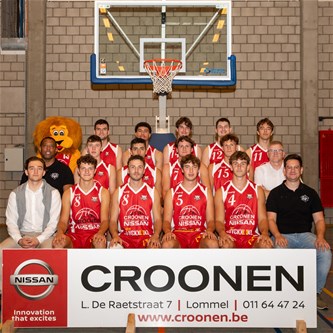Basketbalwedstrijd BBC Croonen Lommel