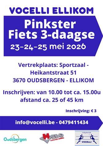 Pinkster fiets-3-daagse Vocelli