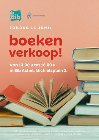 Boekenverkoop tijdens het Dorpsfeest