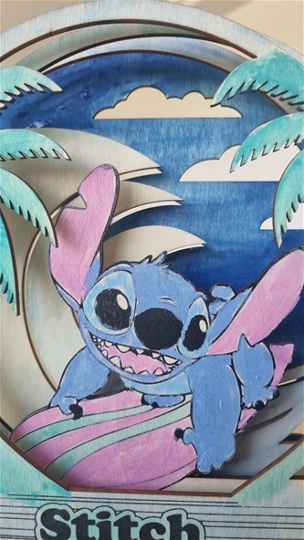Een landschapje uit de film Lilo&Stitch