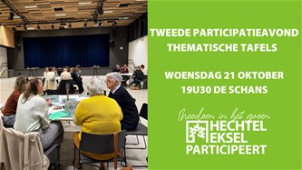 Tweede participatieavond thematische taf