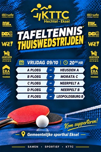 Thuiswedstrijd KTTC Hechtel-Eksel