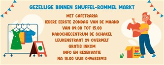 Gezellige snuffel-rommelmarkt