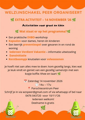 Verwennamiddag voor groot en klein