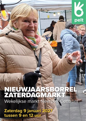 Nieuwjaarsborrel zaterdagmarkt