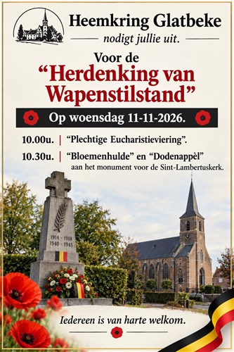 Herdenking Wapenstilstand WO 1.