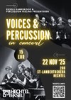 Voices & Percussion in concert