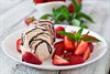Ontmoetingsnamiddag Ijs met vers fruit