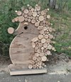 Creakring: egel uit hout maken
